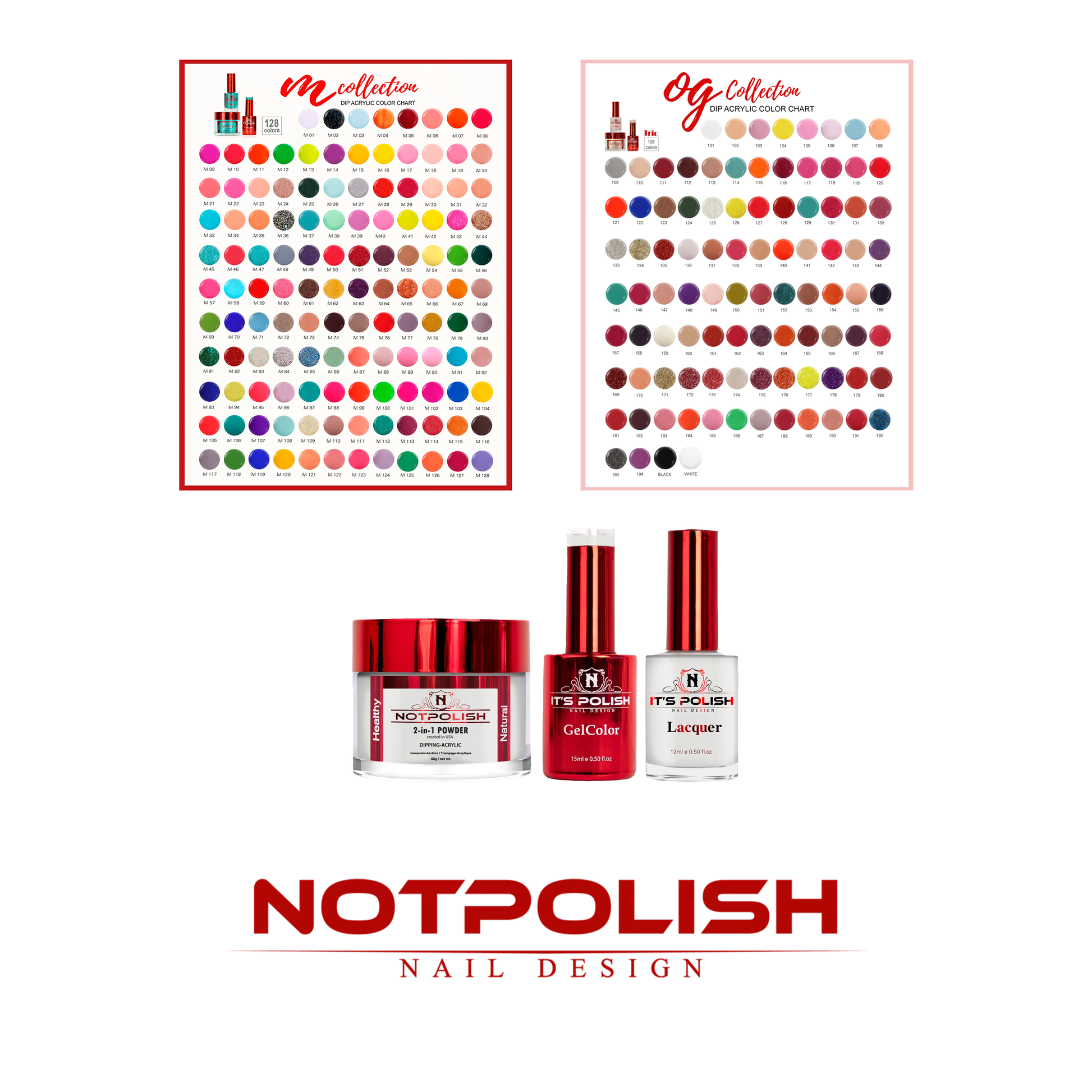 Notpolish trio 257 collection (m01-m128) (og101-og227