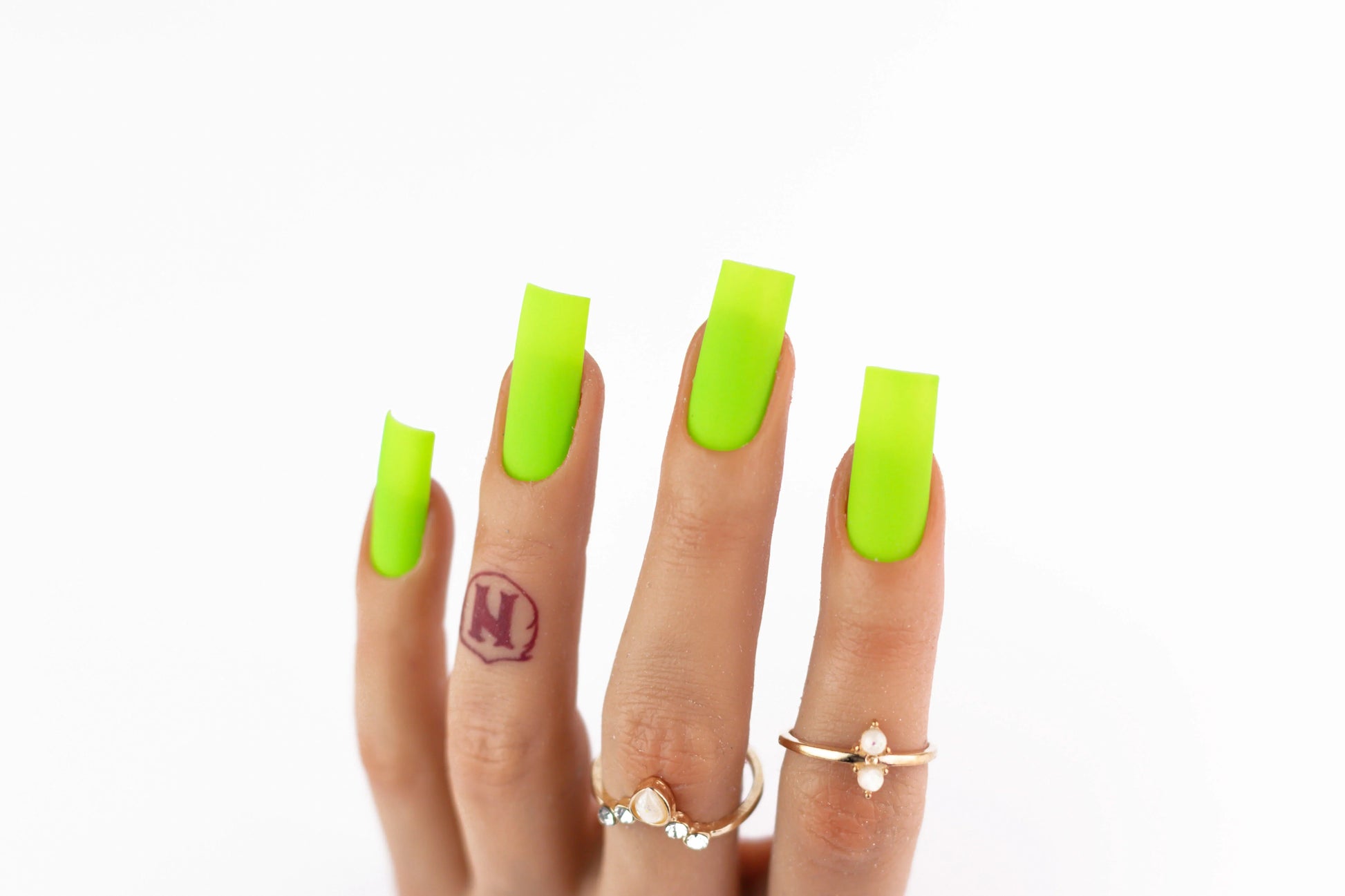 Notpolish trio - m100 hot lime bling - gel polish