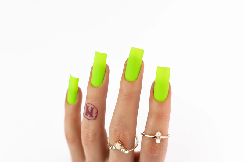 Notpolish trio - m100 hot lime bling - gel polish