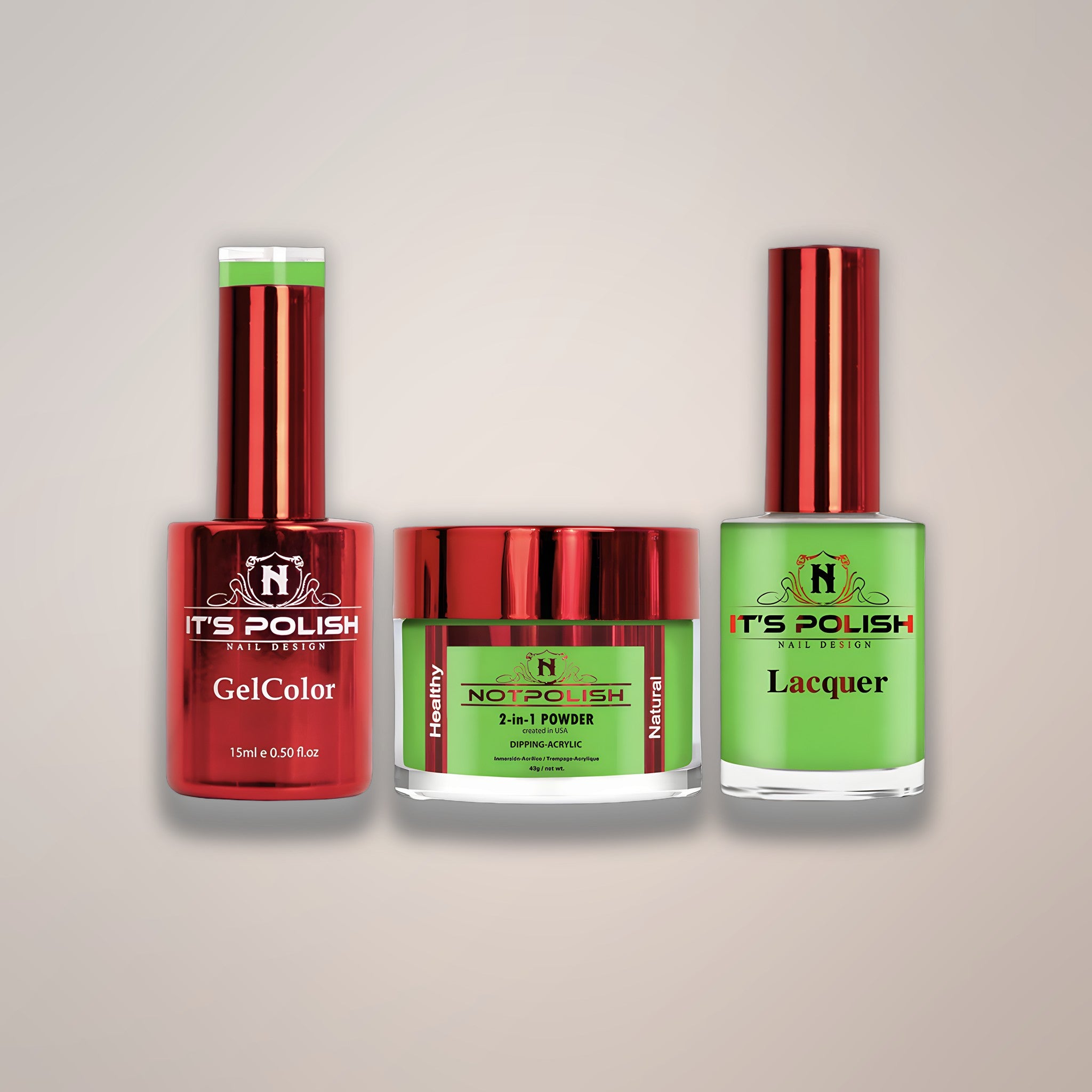 NOTPOLISH Trio - M100 Hot Lime Bling