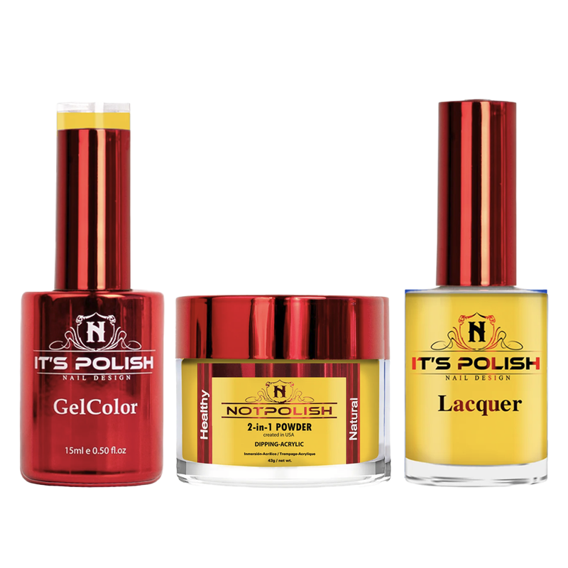 Notpolish trio - m104 yellow mamba - gel polish