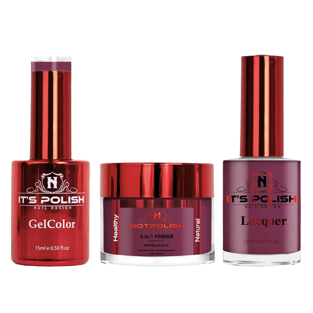Notpolish trio - m113 big plum - gel polish