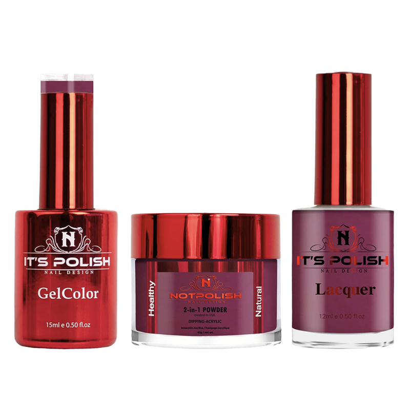 Notpolish trio - m113 big plum - gel polish