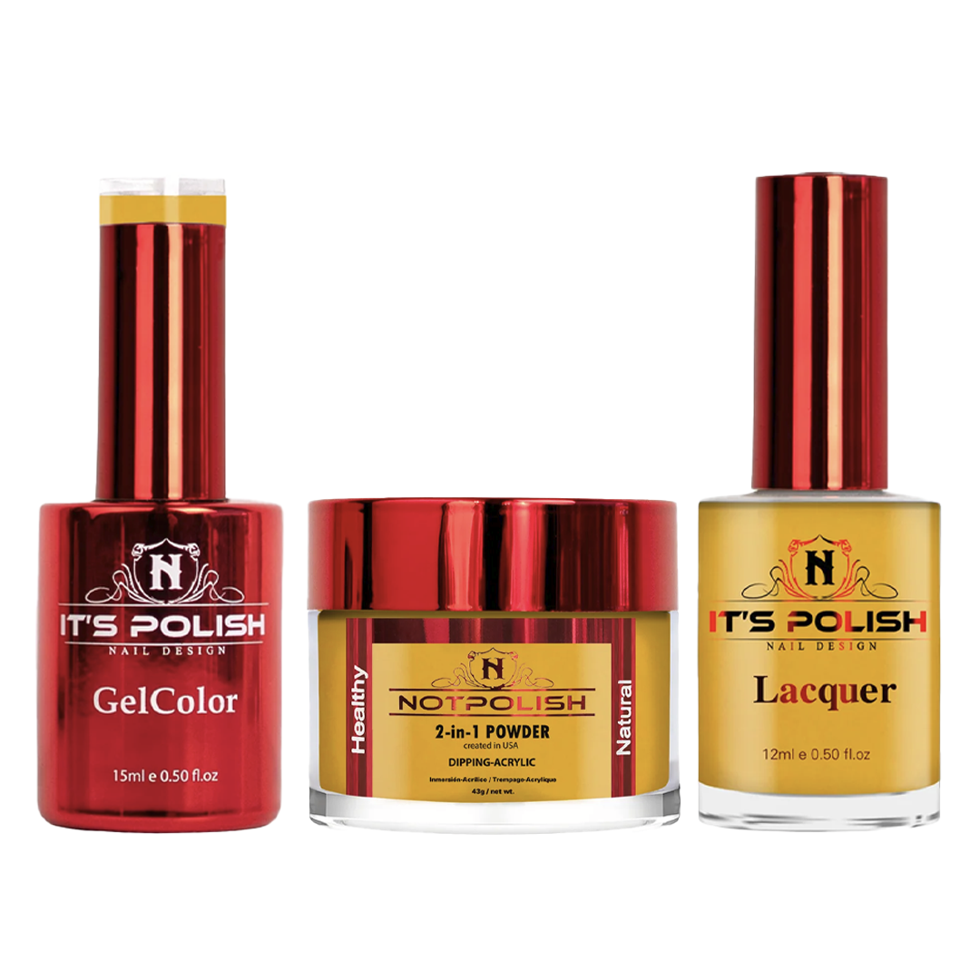 Notpolish trio - m120 golden hour - gel polish