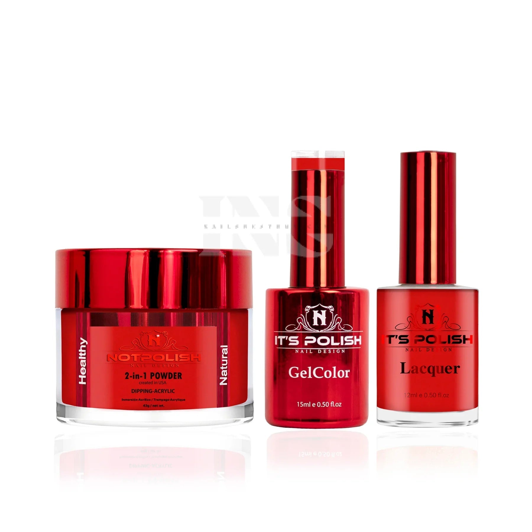 NOTPOLISH Trio - M59 Fire Engine - Gel Polish