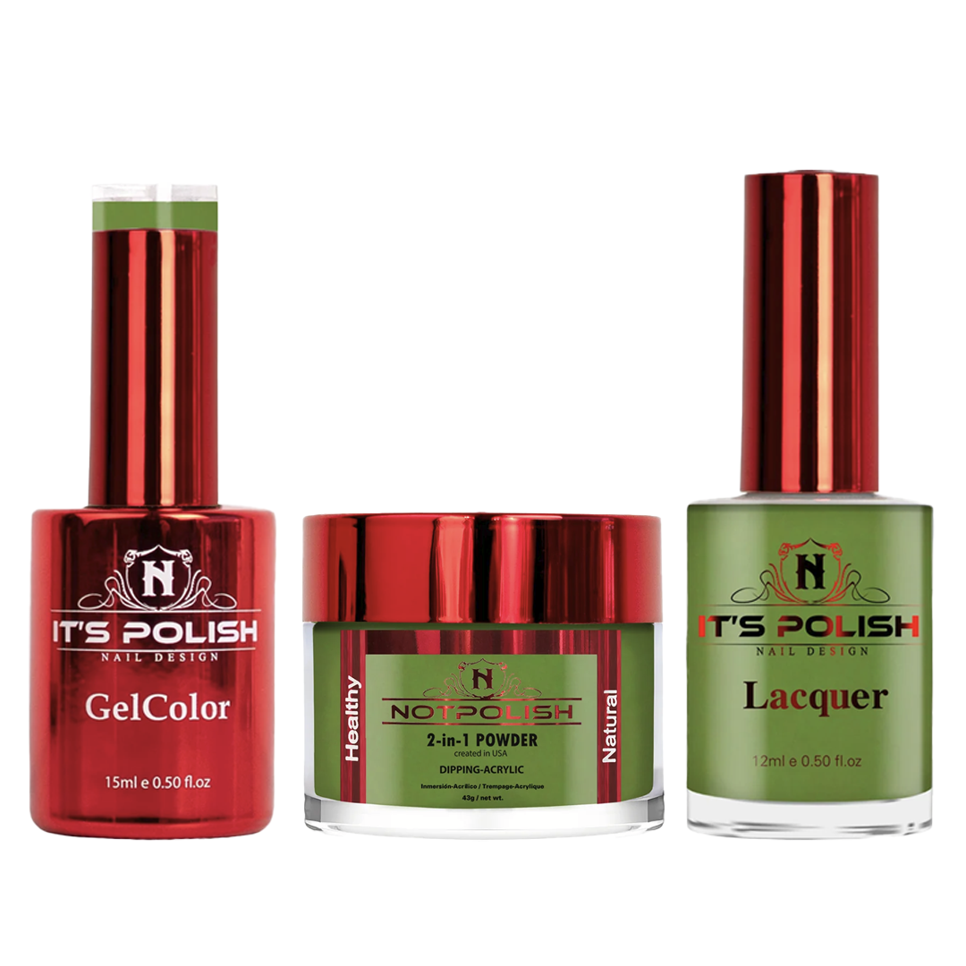 Notpolish trio - m69 green envy - gel polish