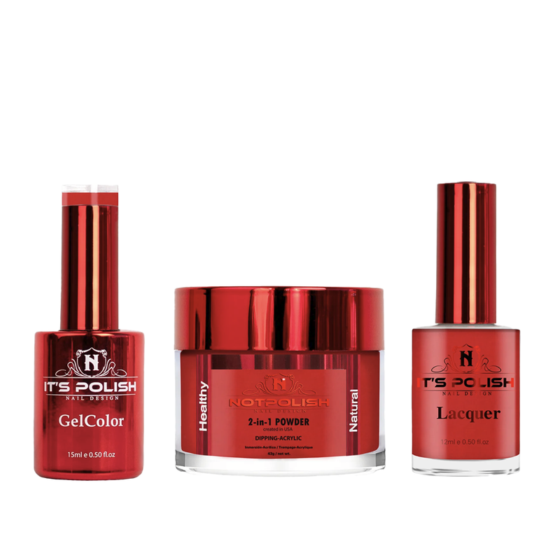 Notpolish trio - m76 red cap - gel polish