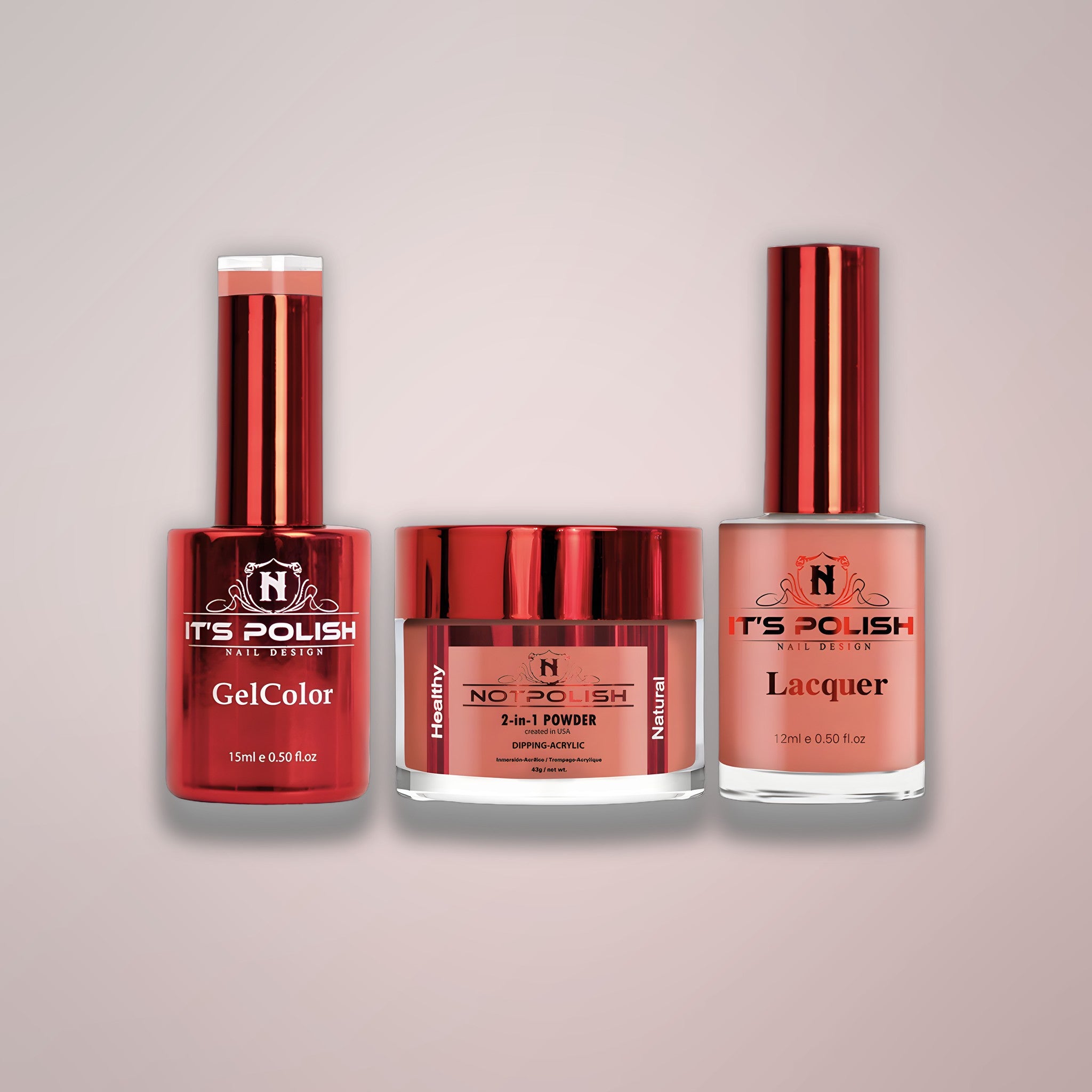 NOTPOLISH Trio - M87 Coral Pink