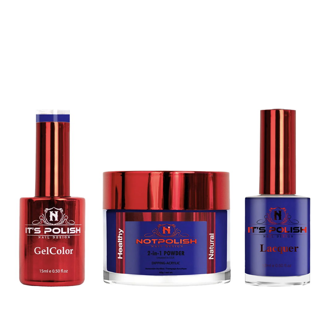 Notpolish trio - m93 lush blue - gel polish