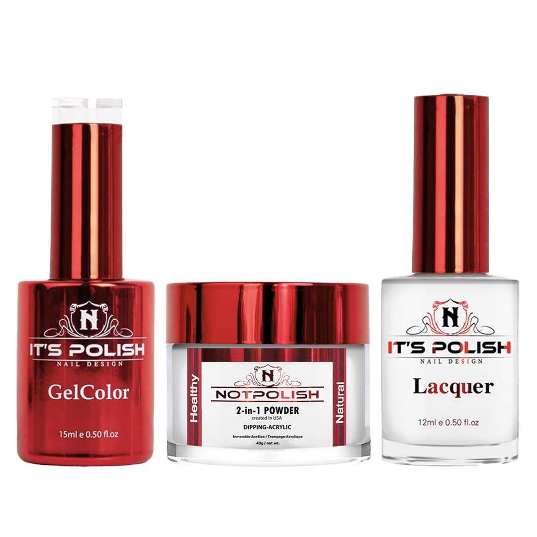 Notpolish trio - og02 white - gel polish