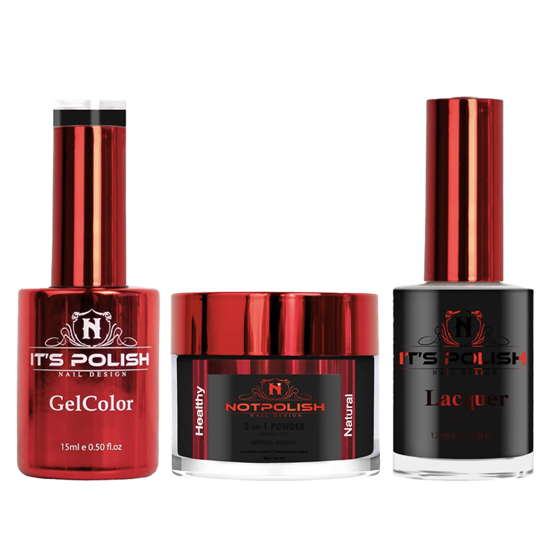 Notpolish trio - og03 black - gel polish