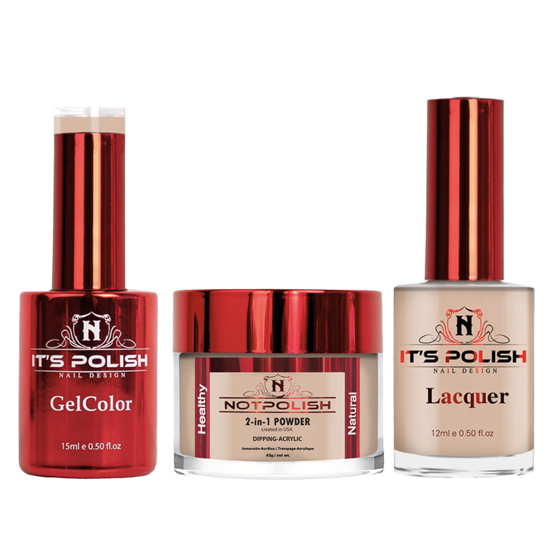 Notpolish trio - og110 topless and barefoot - gel polish