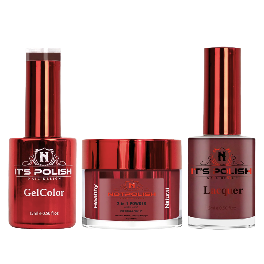Notpolish trio - og111 studded kiss - gel polish