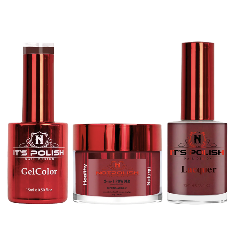 Notpolish trio - og111 studded kiss - gel polish