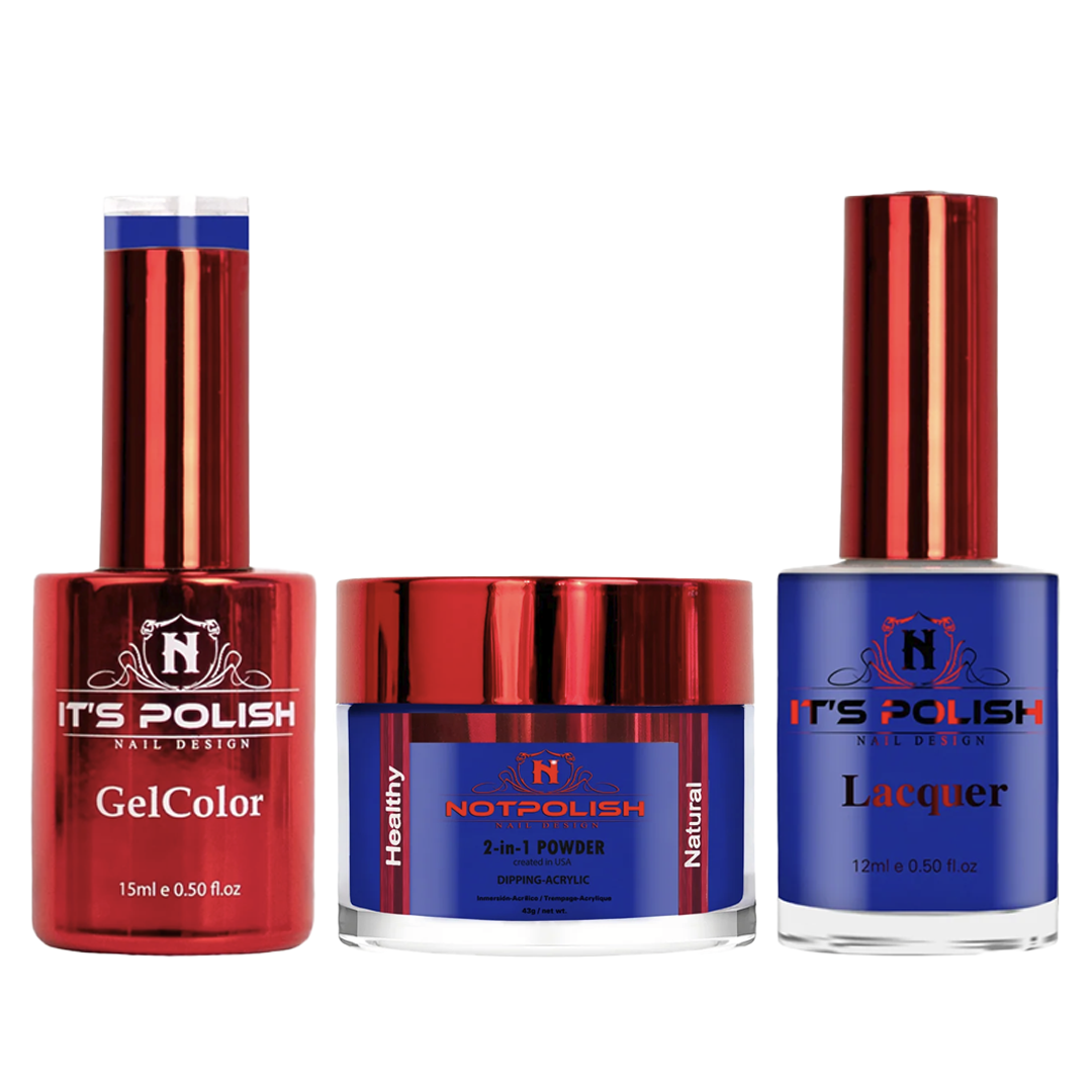 Notpolish trio - og122 blue ball - gel polish