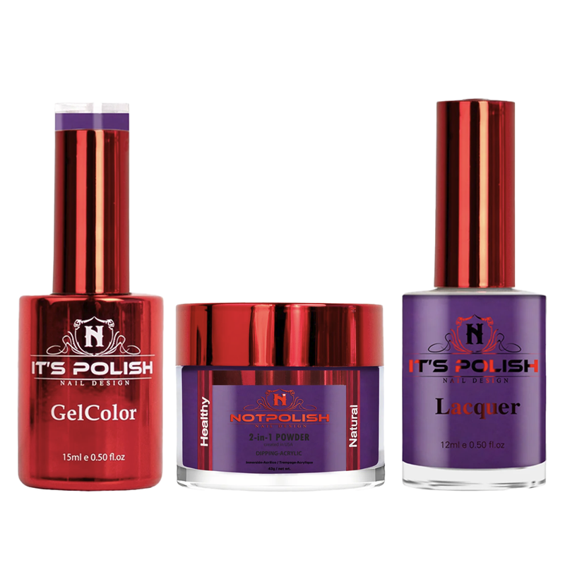 Notpolish trio - og148 midnight cruise - gel polish
