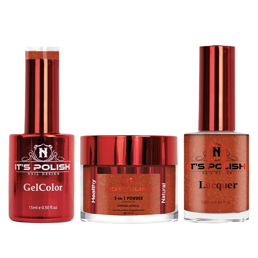 Notpolish trio - og164 dark orange - gel polish