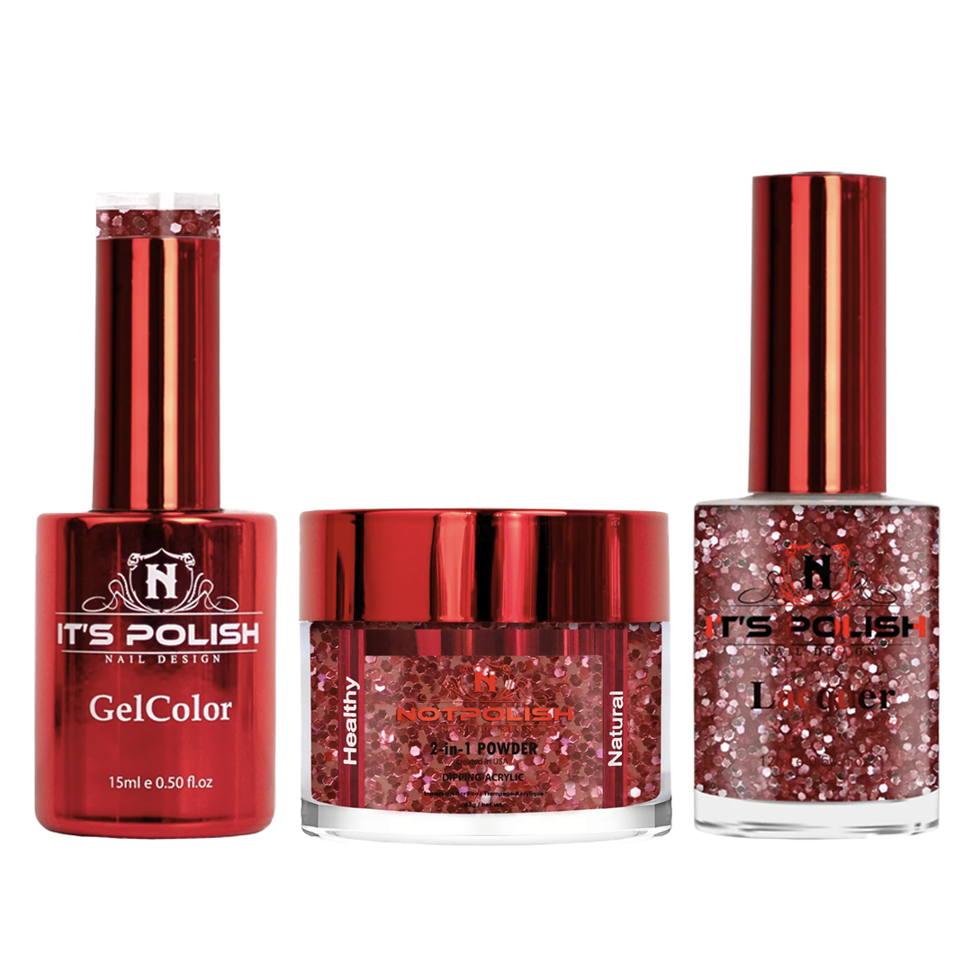 Notpolish trio - og173 rose sparkle - gel polish