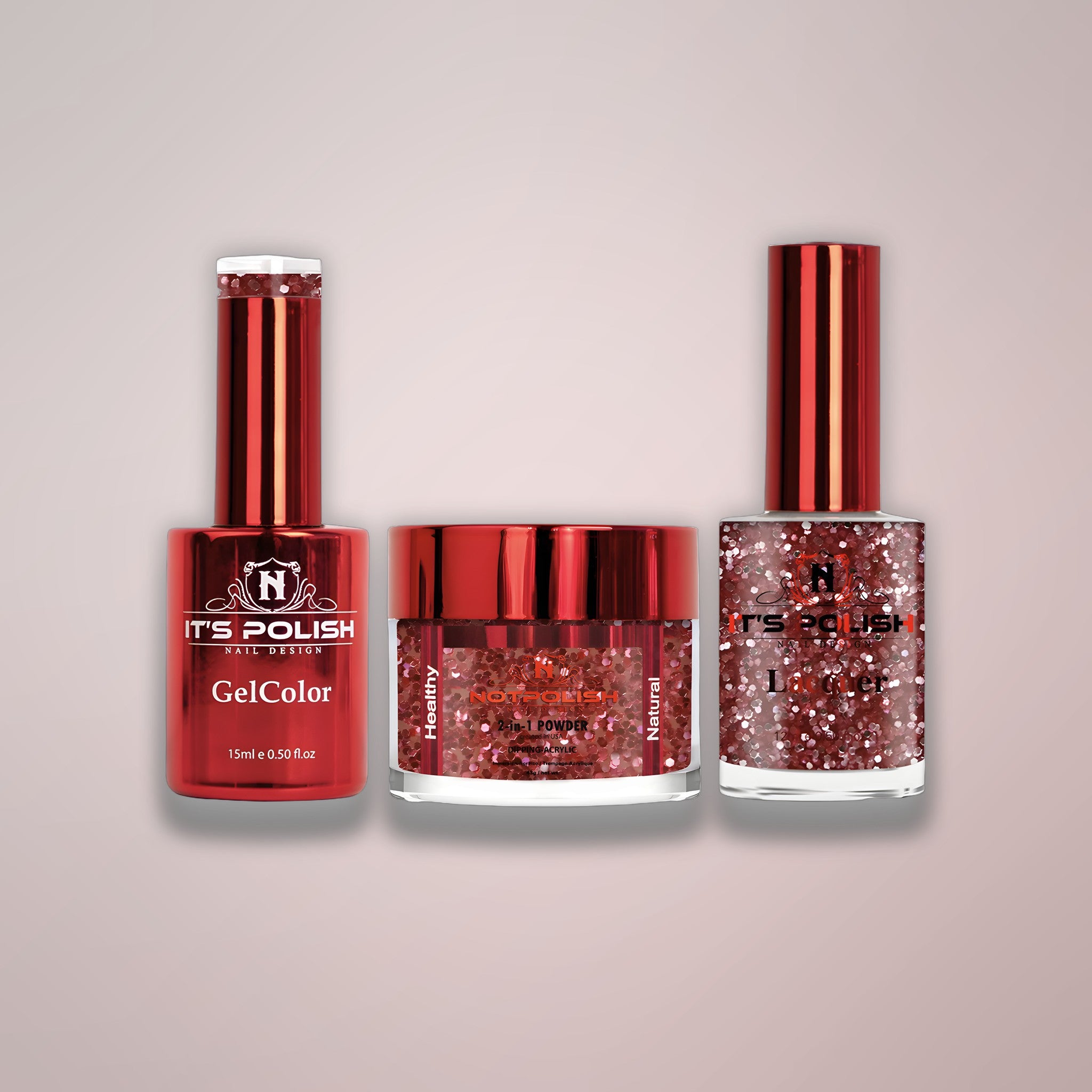 NOTPOLISH Trio - OG173 Rose Sparkle