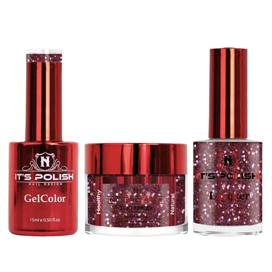 Notpolish trio - og175 pink stars - gel polish
