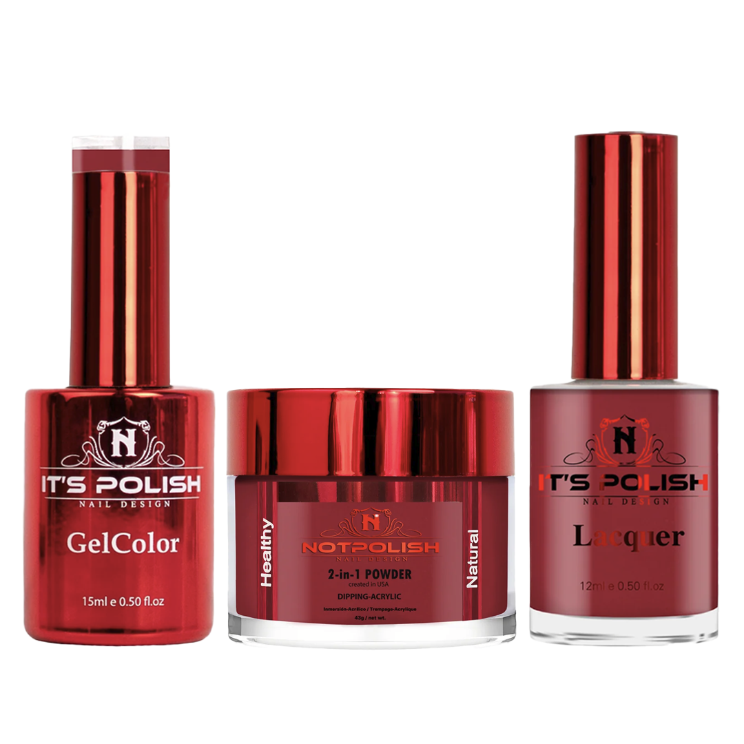 Notpolish trio - og188 berry unique - gel polish