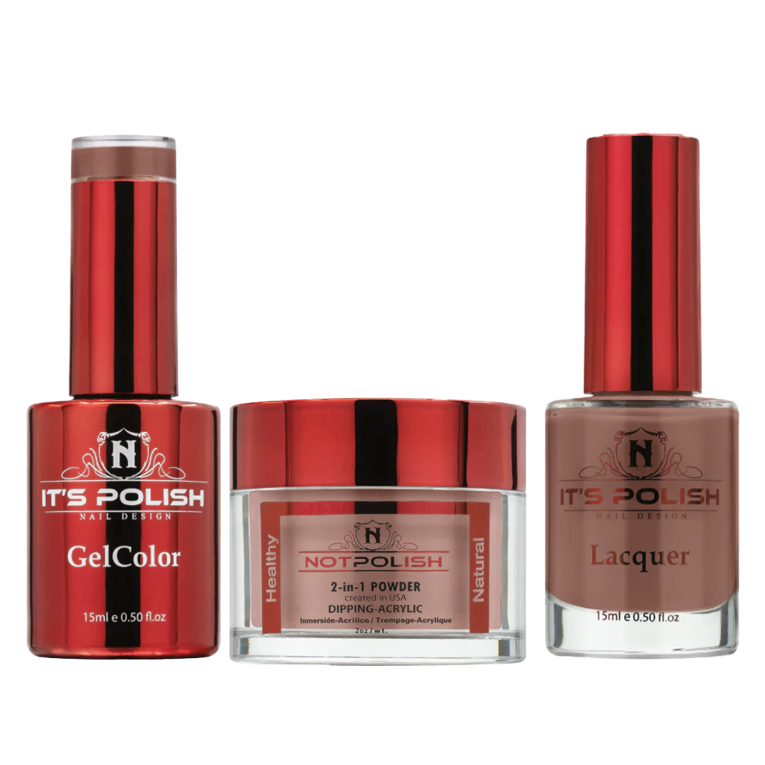 Notpolish trio - og221 choclit espresso - nail polish
