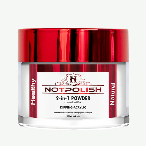 NOTPOLISH 2 in 1 Powder - OG01 CLEAR - 2 oz