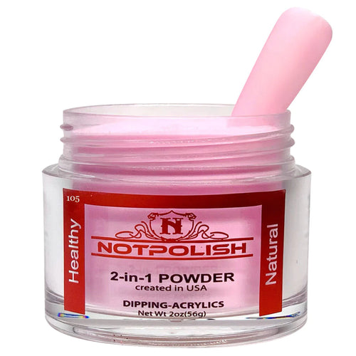 NOTPOLISH 2 in 1 Powder - OG105 Pleasure P - 2 oz