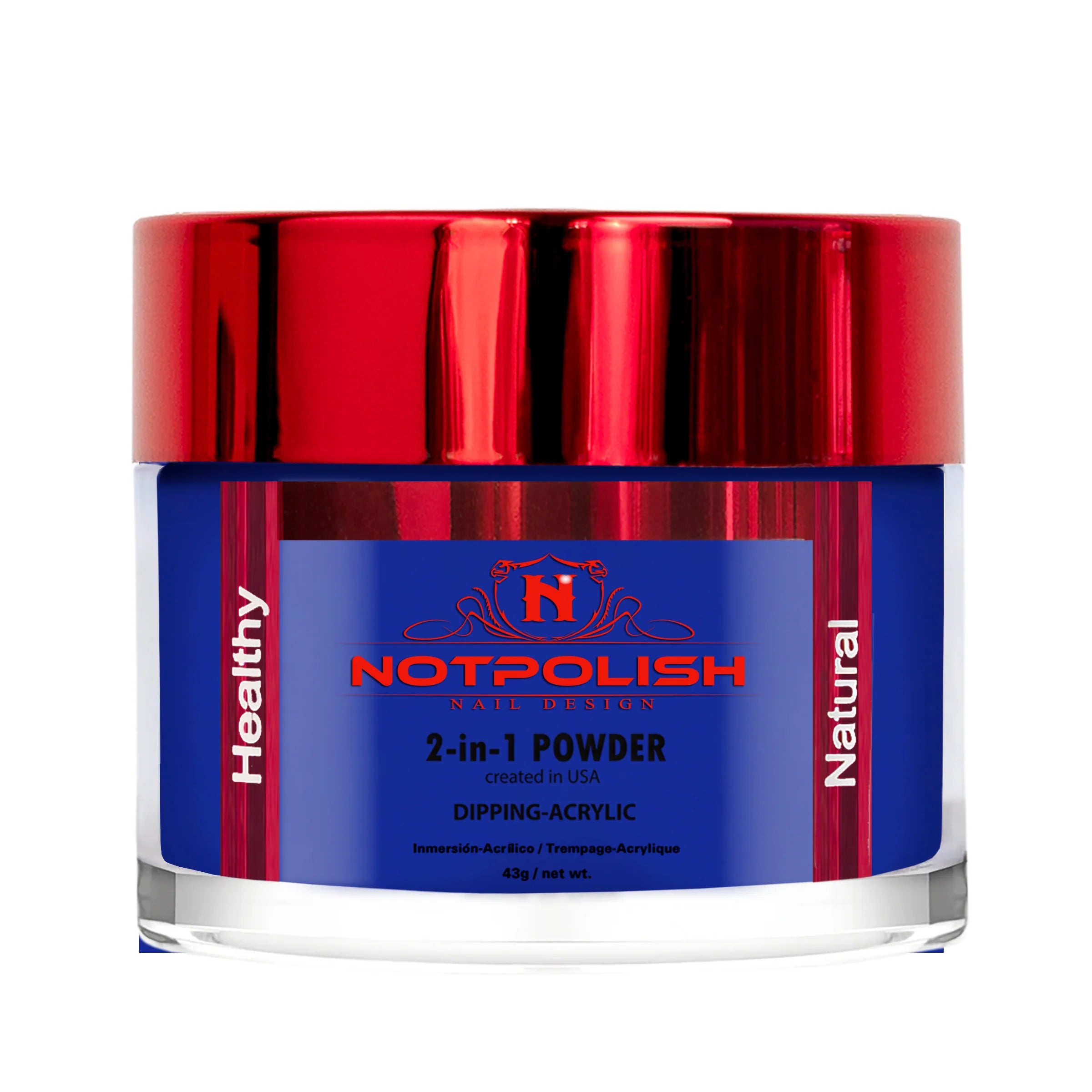 NOTPOLISH 2 in 1 Powder - OG122 Blue Ball - 2 oz