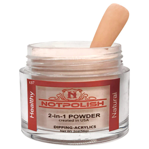 NOTPOLISH 2 in 1 Powder - OG137 Mauve About You - 2 oz