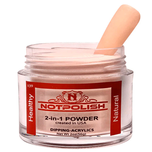 NOTPOLISH 2 in 1 Powder - OG139 Second Nude - 2 oz