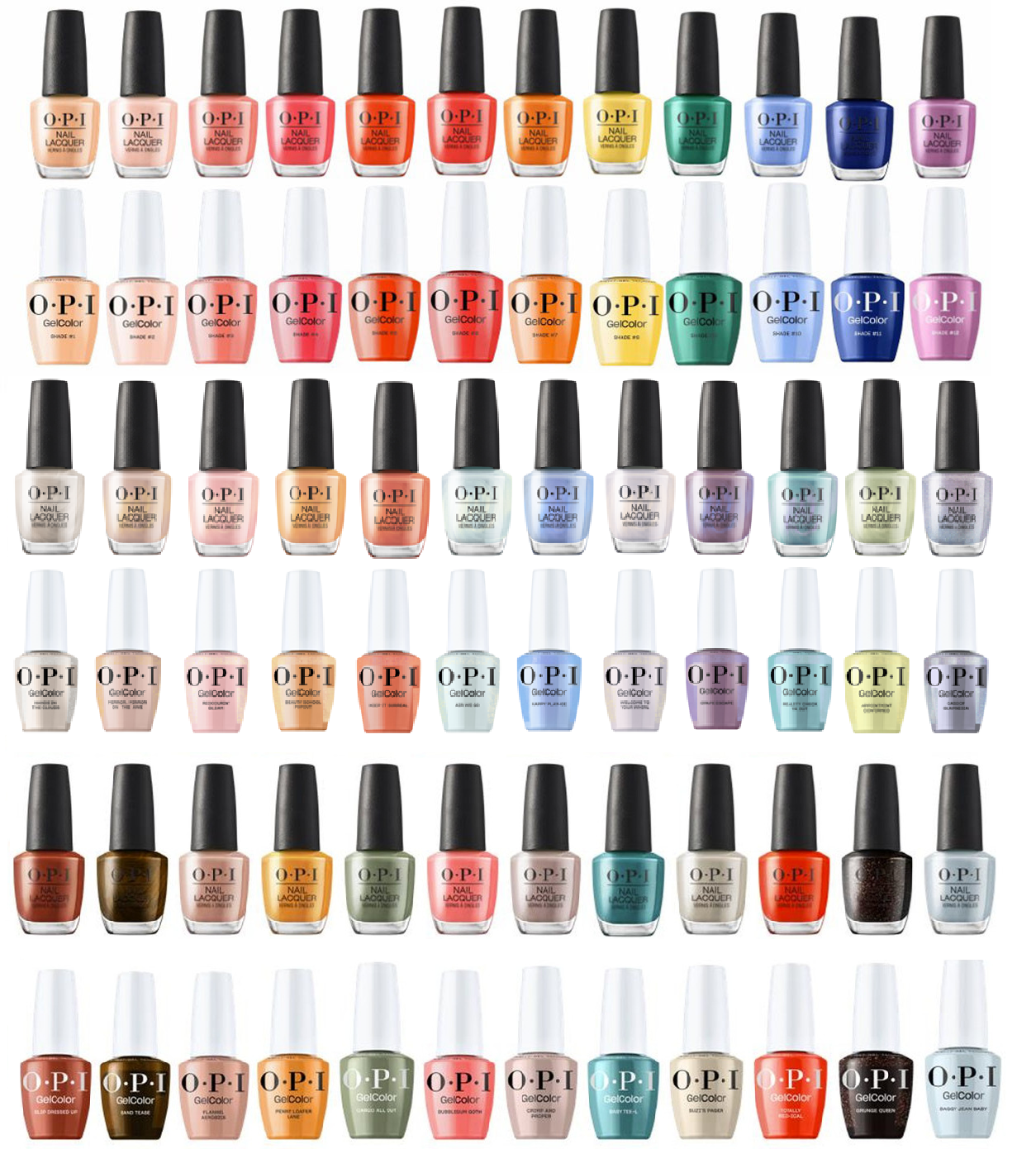 Opi duo 200 colors collection