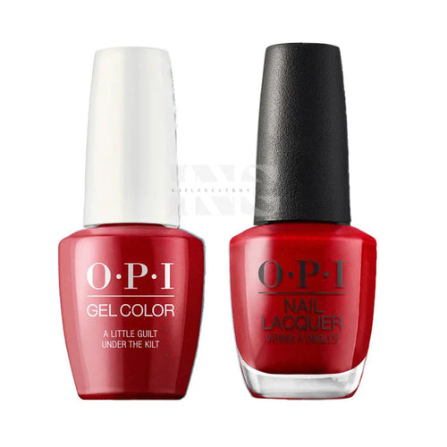 OPI Duo - A Little Guilt Under The Kilt U12