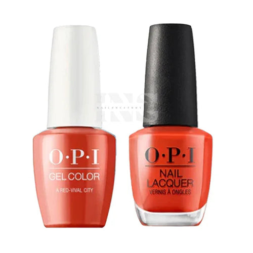 OPI Duo - A Red-Vival City L22