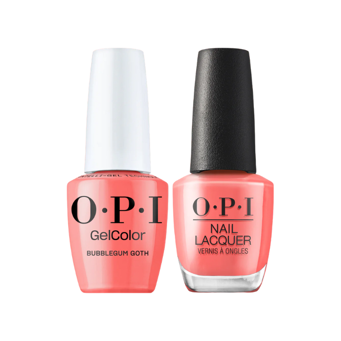 Opi duo - bubblegum goth f030 - nail polishes