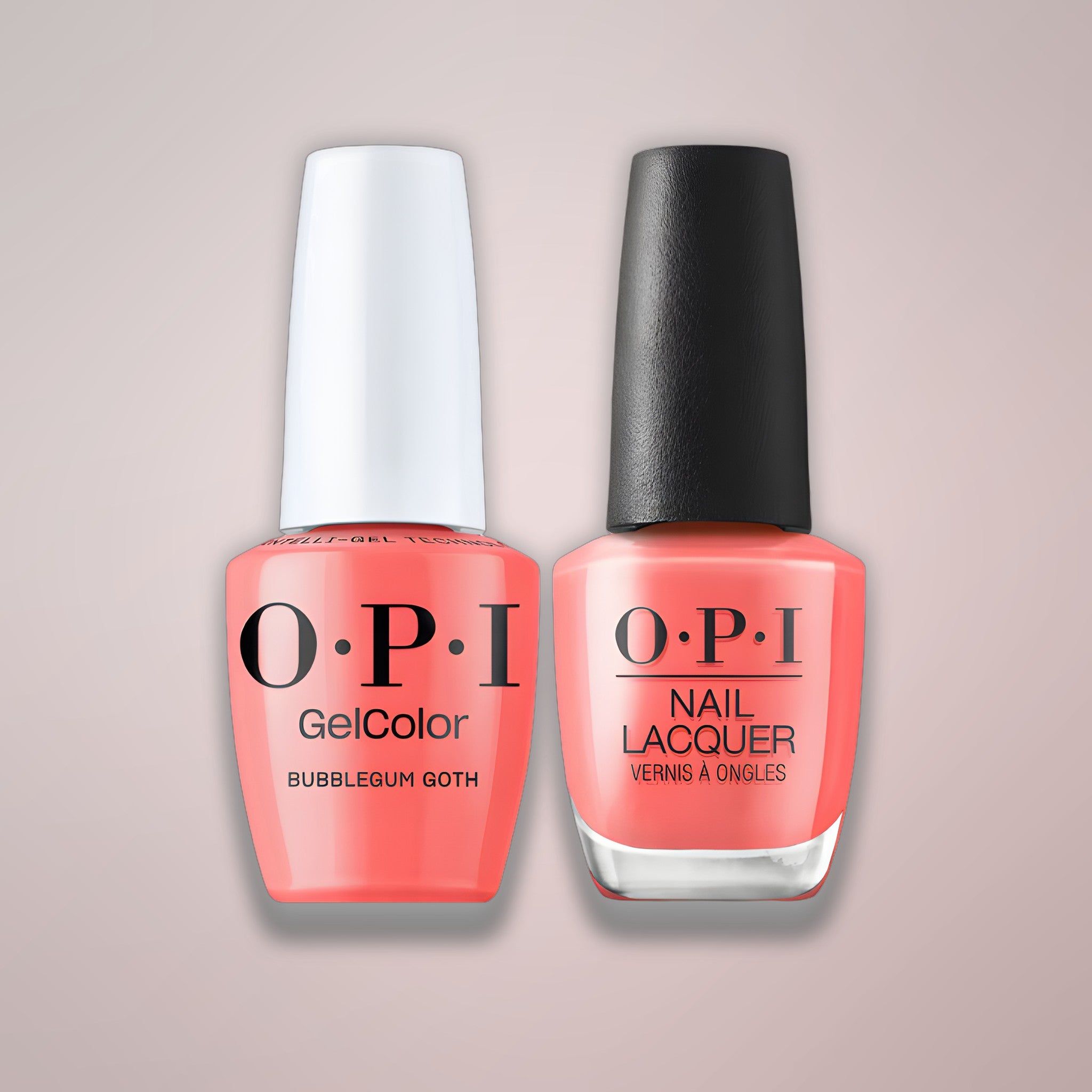 OPI Duo - Bubblegum Goth F030
