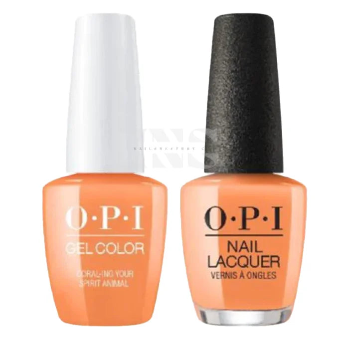 OPI Duo - Coral-ing Your Spirit Animal M88 - Gel Polish