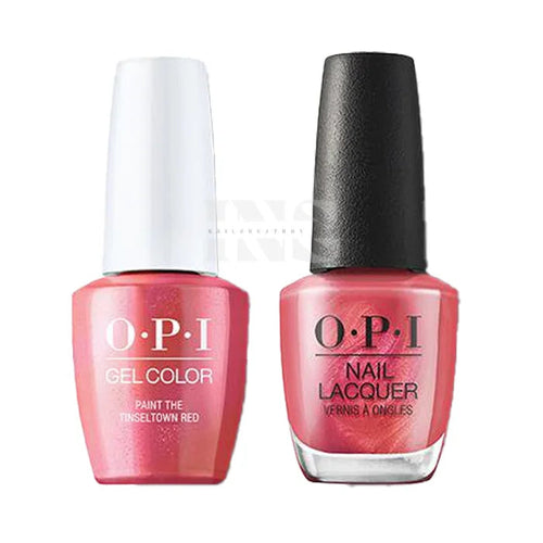 OPI Duo - Paint The Tinsel Town Red N06