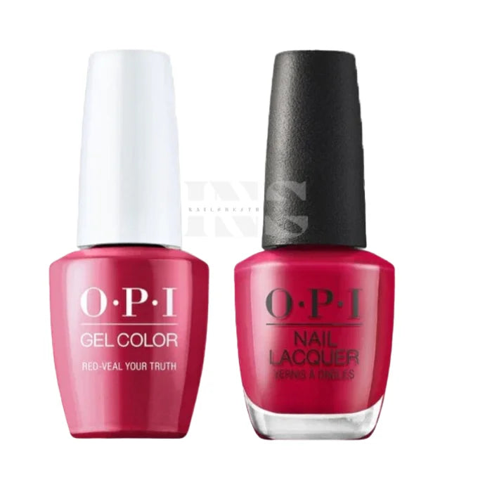 OPI Duo - Red-Veal Your Truth F007 - Duo Polish