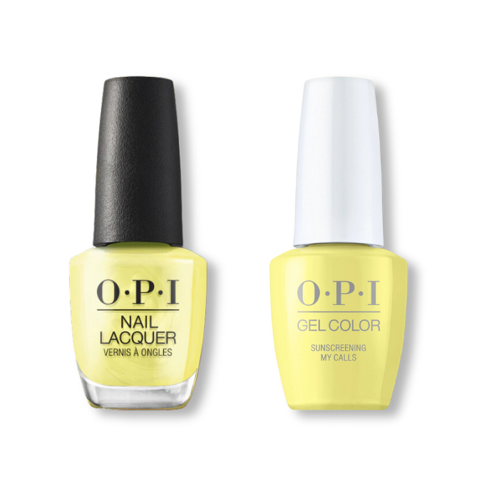 Opi duo - sunscreening my calls p003 - nail polish