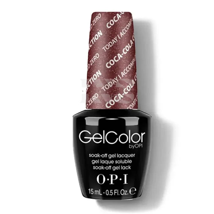 OPI Gel Color - Coca-Cola 2014 - Today I Accomplished Zero