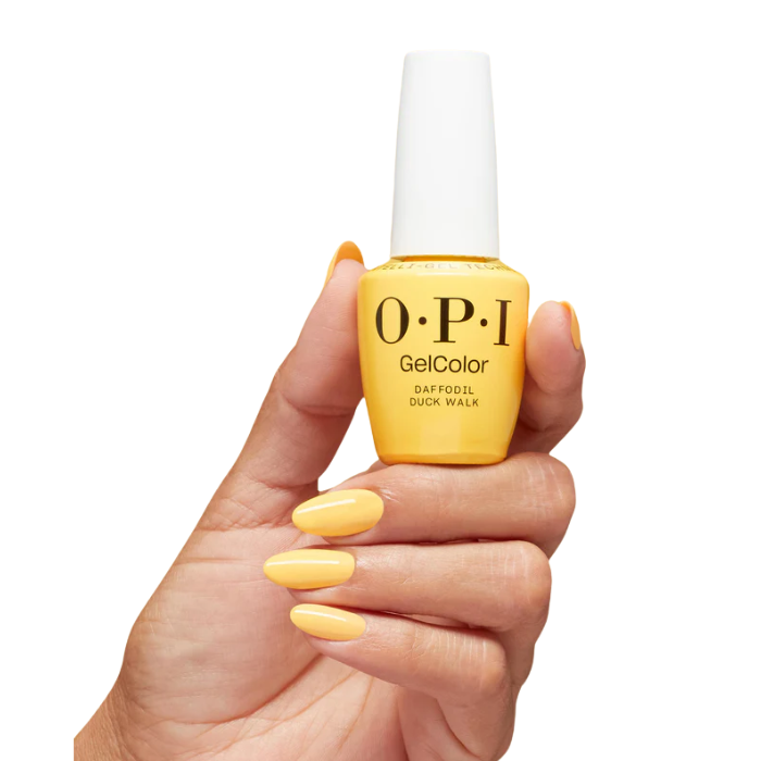 Opi gel color - make ‘em jelly! Summer 2025 - daffodil duck