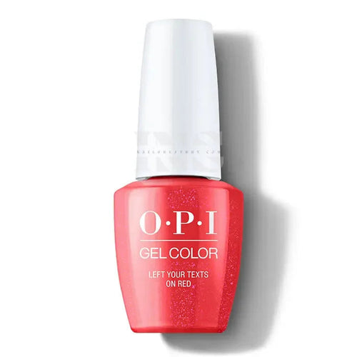 OPI Gel Color - Me Myself & OPI Spring 2023  - Left Your Texts On Red GC S010