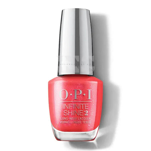 OPI Infinite Shine - Me Myself & OPI Spring 2023  - Left Your Texts On Red IS S010