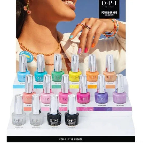 OPI Infinite Shine - Power Of Hue Summer 2022 Collection - 16 Pieces Display