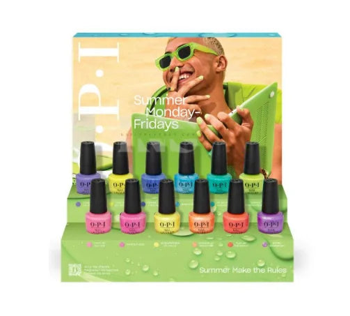 OPI Nail Lacquer - Summer 2023 Summer Make The Rules Collection - 12 Pieces Display