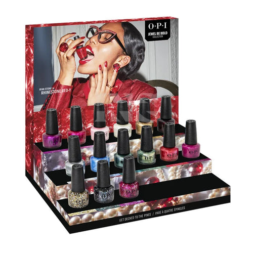 OPI Nail Lacquer - Jewel Be Bold Holiday 2022 - 15 Pieces Display NL