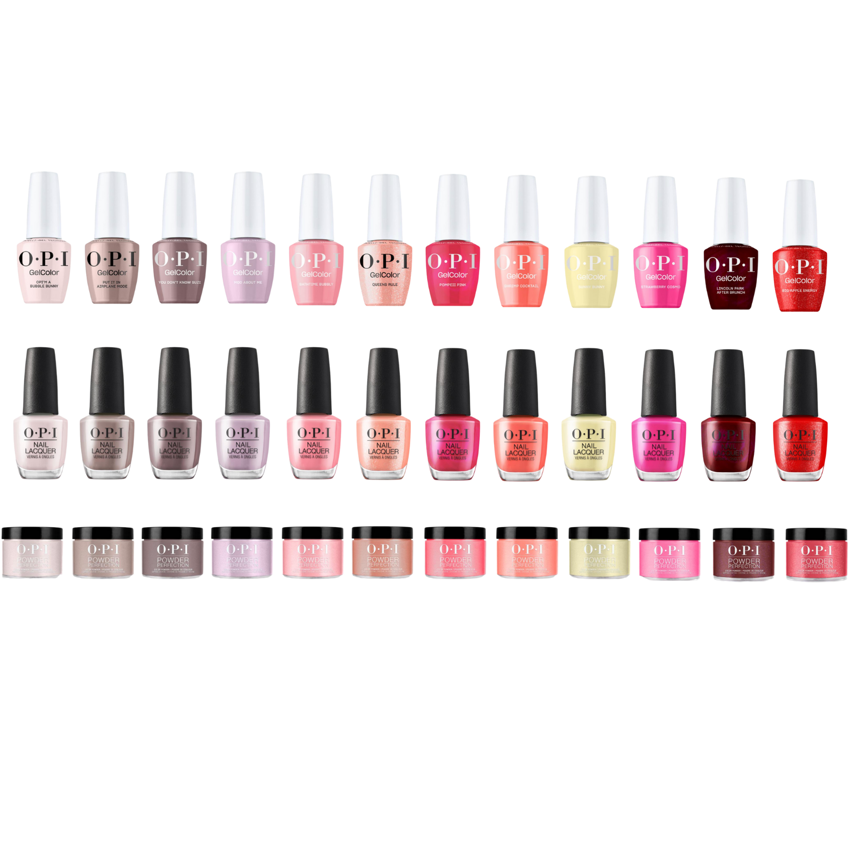 Opi trio 120 colors collection