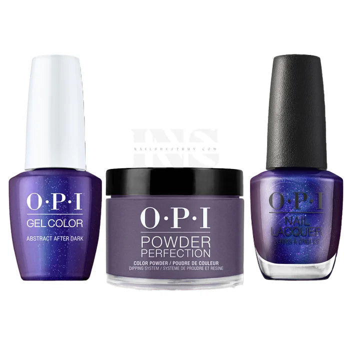 OPI Trio - Abstract After Dark LA10 - Trio