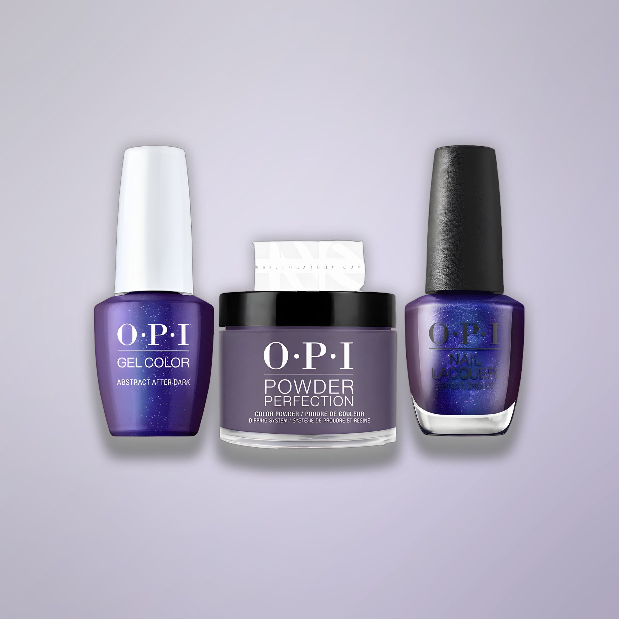 OPI Trio - Abstract After Dark LA10